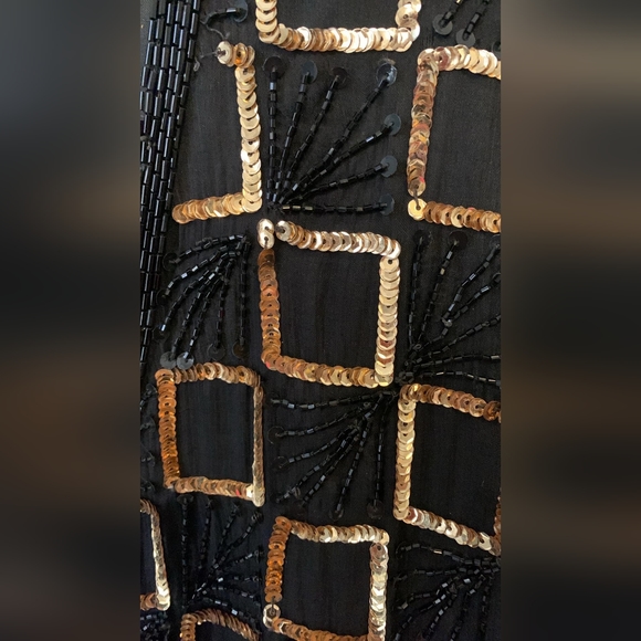 100% silk beaded blazer - Picture 3 of 4